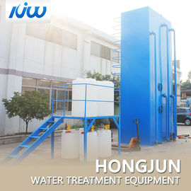 1000 لتر / ساعة مياه نهر محطة معالجة المياه المالحة غشاء تصفية ISO 9001 وافق
