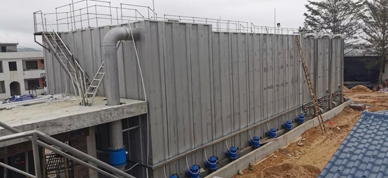 نظام تنقية مياه متكامل لتزويد المناطق الريفية بالمياه مع مضخة CNP/Grundfos